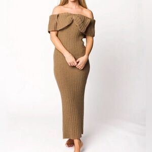 The Worth Collective maxi sweater dress